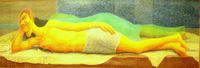 Os desolados - 103cm x 37cm, pastel oleoso